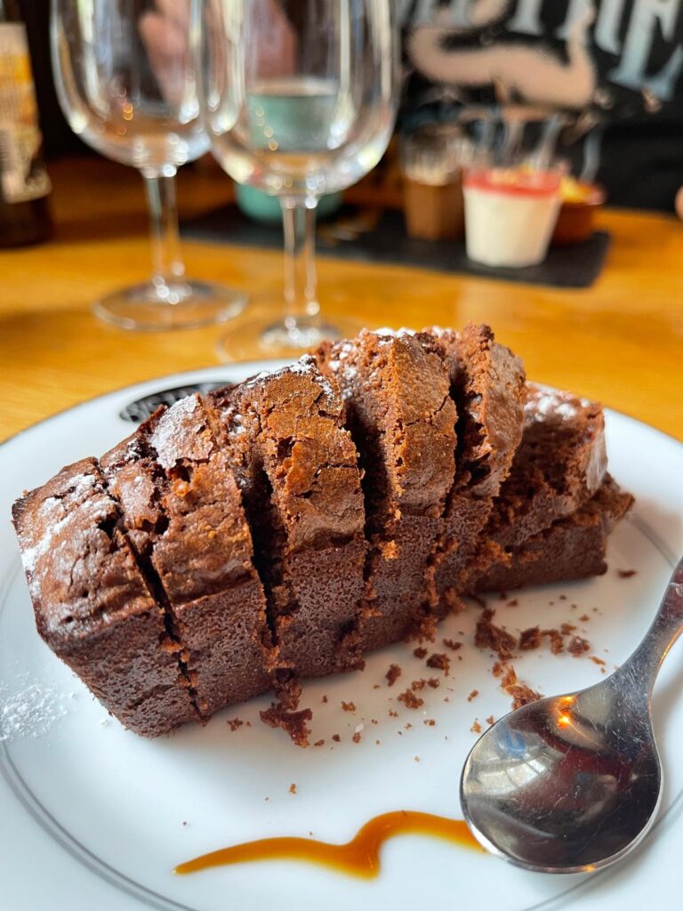 pastel de chocolate banaa