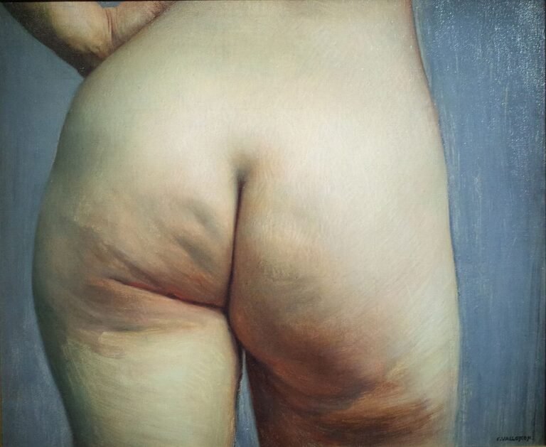 imagen de la pintura: Estudio de nalgas creado por Félix Vallotton